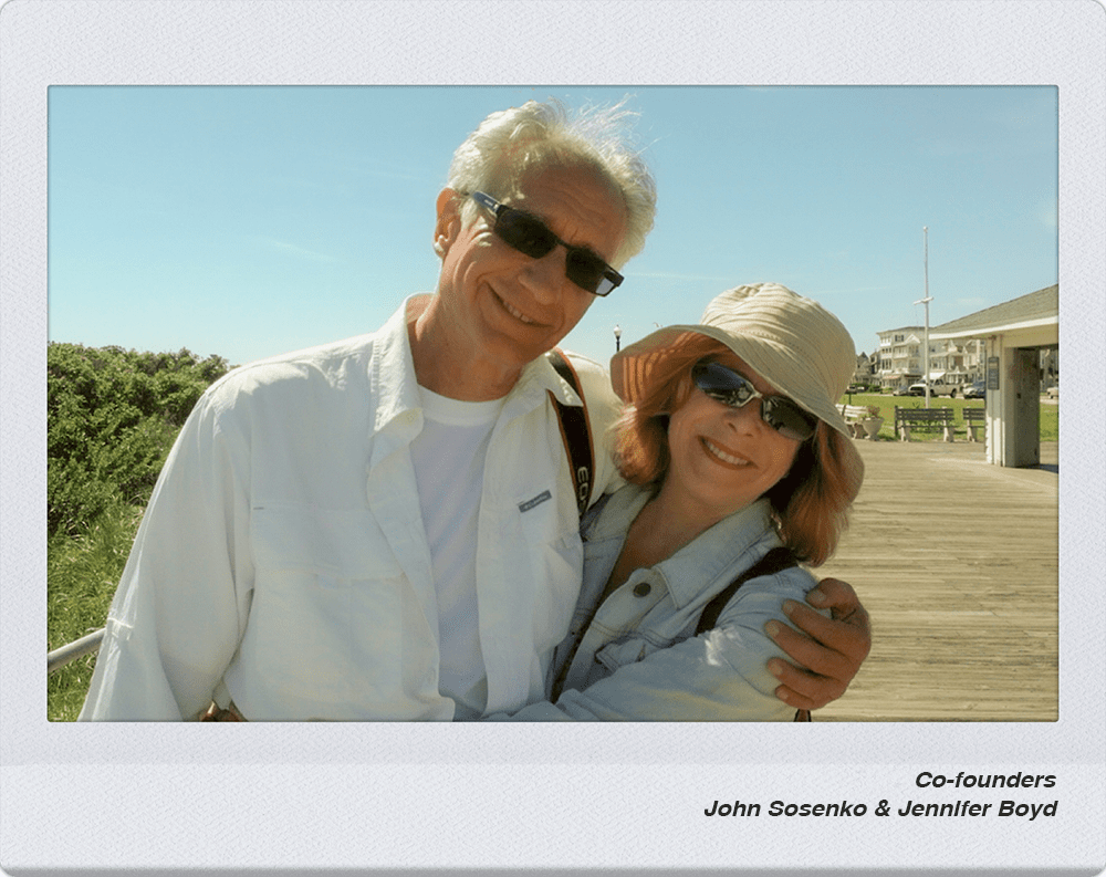 Co-Founders John Sosenko and Jennifer Boyd